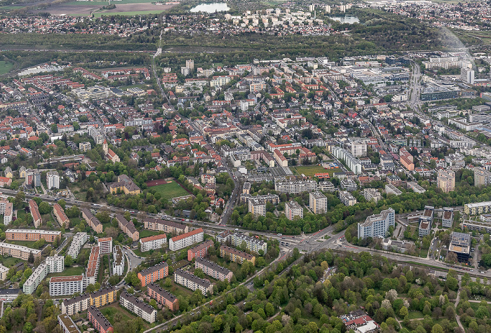München Luftbild aus Zeppelin: Moosach