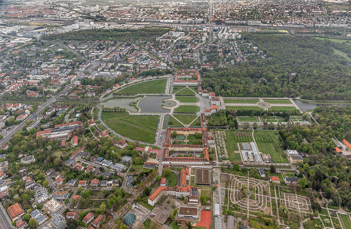 Luftbild aus Zeppelin: Neuhausen-Nymphenburg München