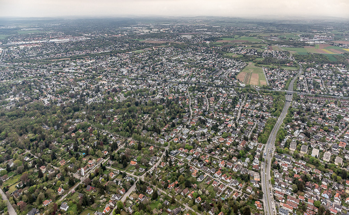 Luftbild aus Zeppelin: Pasing-Obermenzing - Hartmannshofen München