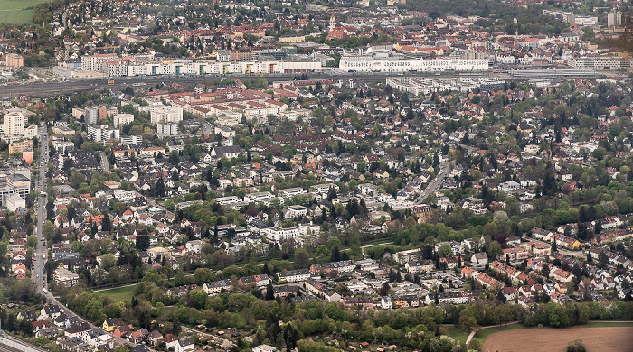 München Luftbild aus Zeppelin: Pasing-Obermenzing Pasing Arcaden Paul-Gerhardt-Allee