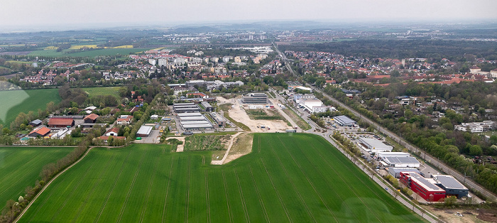 Luftbild aus Zeppelin Oberschleißheim