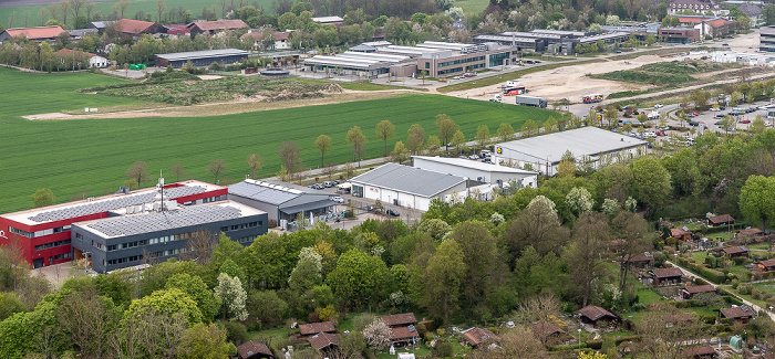 Luftbild aus Zeppelin Oberschleißheim