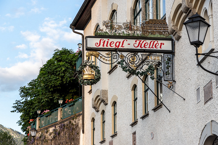 Salzburg Altstadt: Festungsgasse - Restaurant Stieglkeller