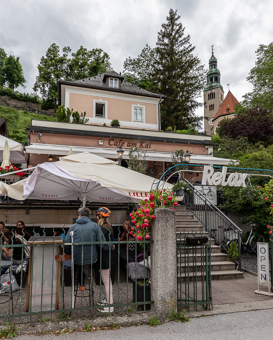 Salzburg Mülln: Café am Kai Müllner Kirche