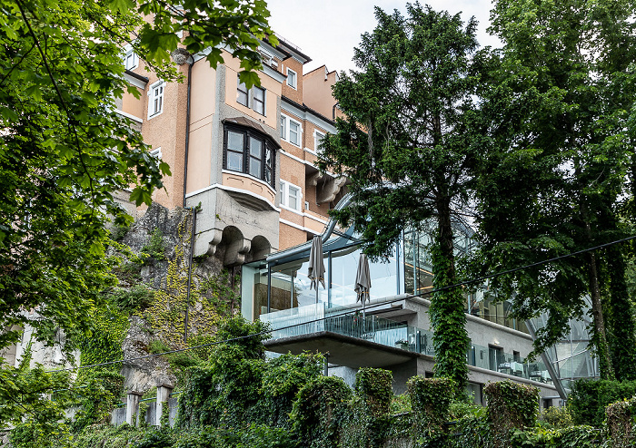 Salzburg Mönchsberg: Hotel Schloss Mönchstein mit The Glass Garden