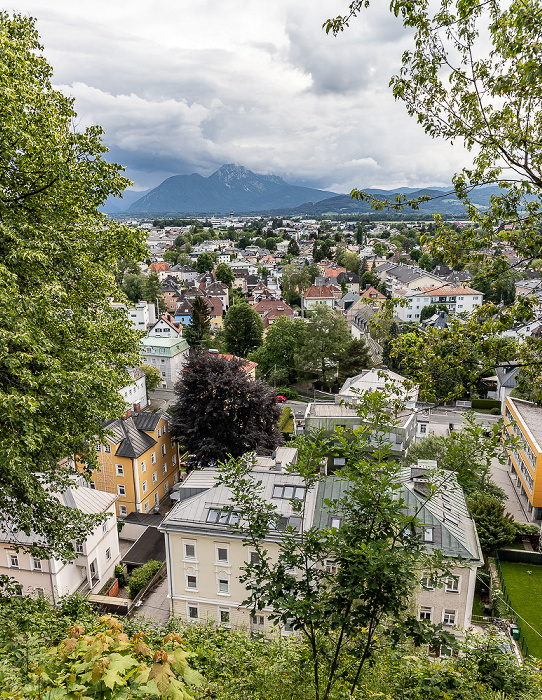 Blick vom Mönchsberg: Maxglan Salzburg