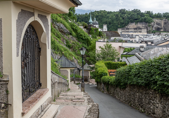 Salzburg Kapuzinerberg: Stefan-Zweig-Weg Altstadt Mönchsberg