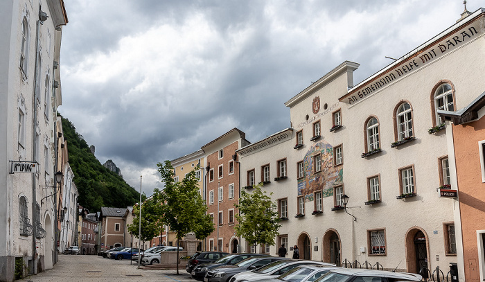 Hallein Altstadt: Joseph-Schöndorfer-Platz Rathaus Hallein