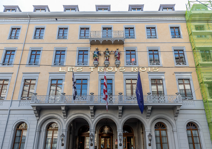 Basel Altstadt Grossbasel: Blumenrain - Grand Hotel Les Trois Rois