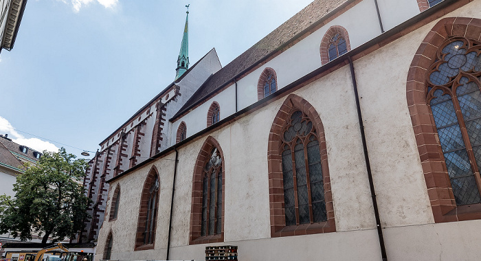 Altstadt Grossbasel: Barfüssergasse - Historisches Museum Basel (Barfüsserkirche)