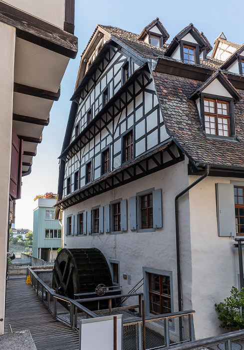 St. Alban-Vorstadt: St. Alban-Teich mit Papiermühle, Papiermuseum Basel