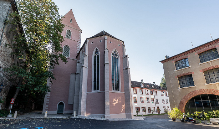Basel St. Alban-Vorstadt: St. Alban-Kirchrain - St. Alban Kirche