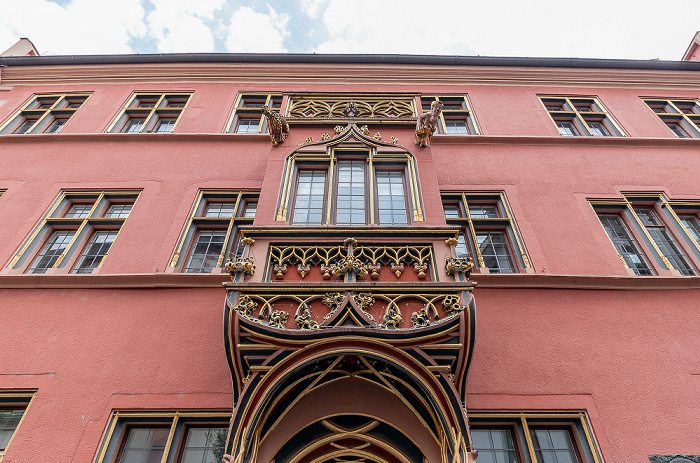 Freiburg Altstadt: Franziskanerstraße - Haus zum Walfisch