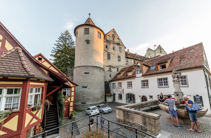 Oberstadt: Burg Meersburg Bärenbrunnen Schlossmühle