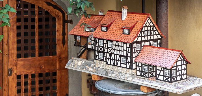 Meersburg Oberstadt: Modell der Schlossmühle