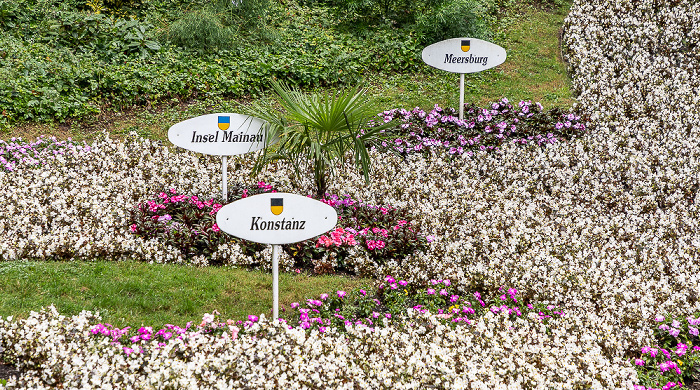 Insel Mainau Blumenrelief Bodensee