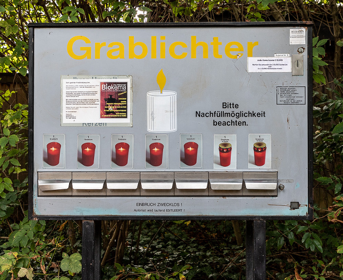 Ostfriedhof: Grablichter-Automat München
