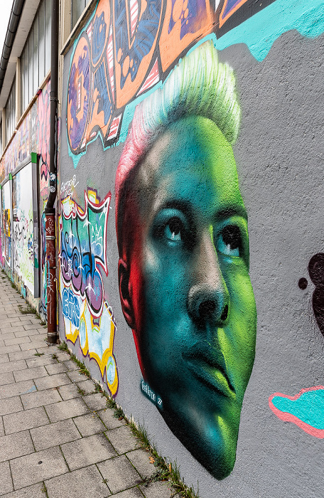 München Thalkirchner Straße: Street Art