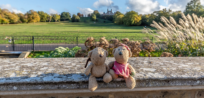 London Greenwich: Greenwich Park - Teddy und Teddine Royal Greenwich Observatory