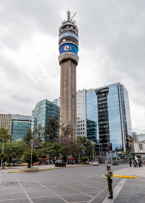 Avenida Libertador Bernardo O'Higgins / Amunátegui: Torre Entel, Ministerio de Energía Santiago de Chile