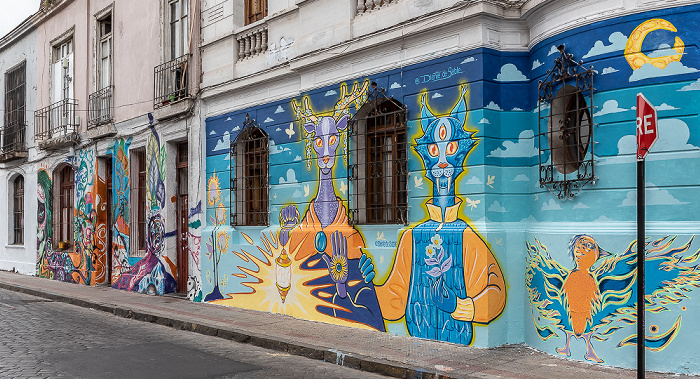 Barrio Brasil: Maturana - Street Art Santiago de Chile