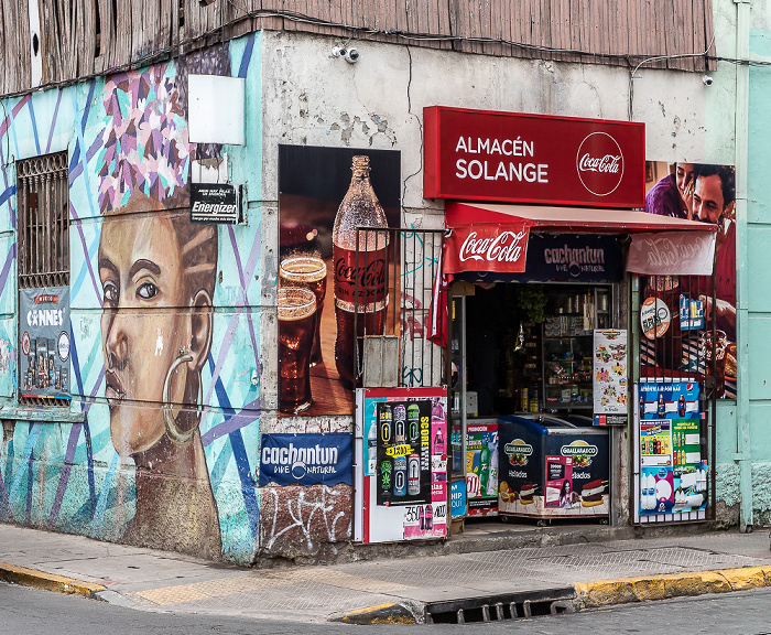 Santiago de Chile Libertad / Huérfanos: Street Art