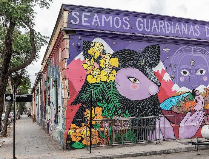 Santiago de Chile Portales / Esperanza: Street Art