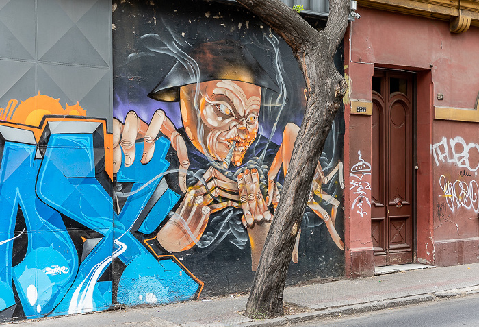 Santiago de Chile Compañía de Jesús: Street Art