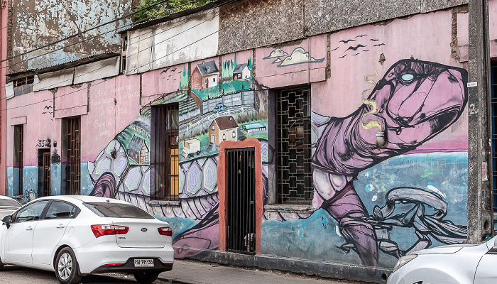 Santiago de Chile Calle Quinta Normal: Street Art