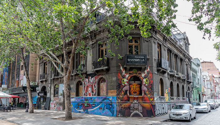 Santiago de Chile Providencia: Avenida Vicuña Mackenna / Almirante Simpson: Street Art