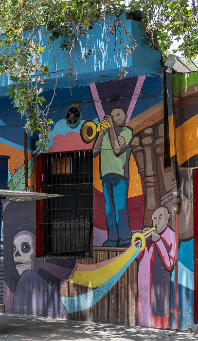 Barrio Bellavista: Santa Filomena - Street Art Santiago de Chile