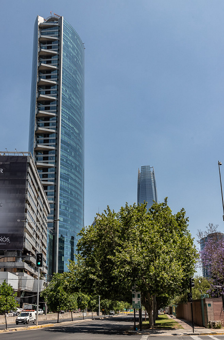 Santiago de Chile Las Condes: Avenida Andrés Bello - Torre Titanium Gran Torre Santiago