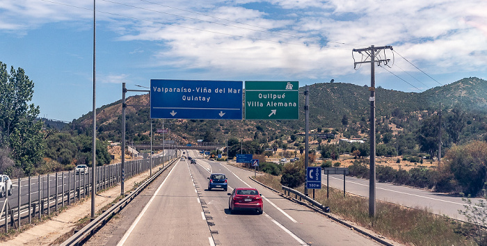 Región de Valparaíso Ruta 68, Valle de Casablanca