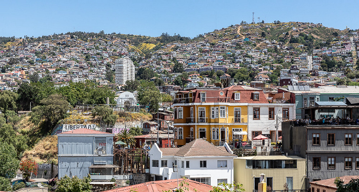 Valparaíso Blick vom Cerro Concepción