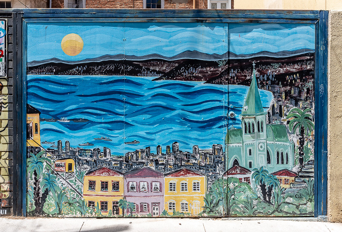 Valparaíso Cerro Concepción: Papudo - Street Art