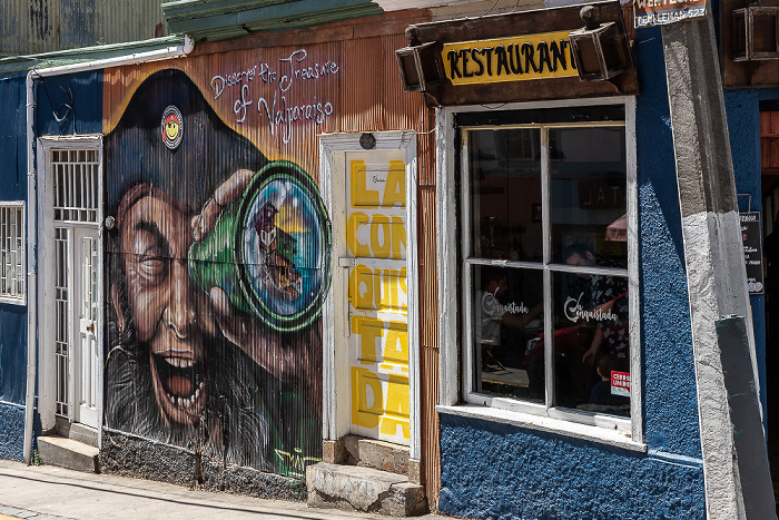 Valparaíso Cerro Concepción: Templeman - Street Art