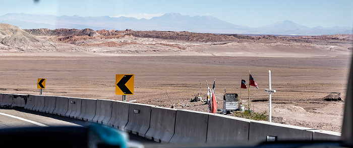 Ruta 23 CH, Atacama mit der Cordillera de la Sal Provincia de El Loa