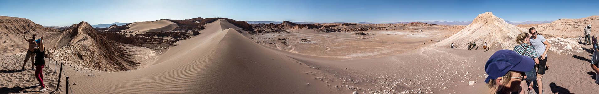 Reserva nacional los Flamencos Cordillera de la Sal (Atacama): Valle de la Luna mit der Duna Mayor