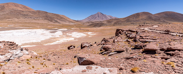 Altiplano Piedras Rojas / Salar de Aguas Calientes III Volcán Miñiques