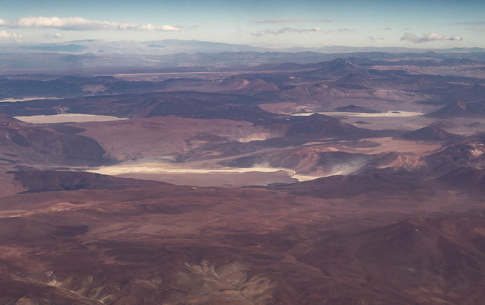 Anden mit dem Salar de Aguilar Región de Atacama