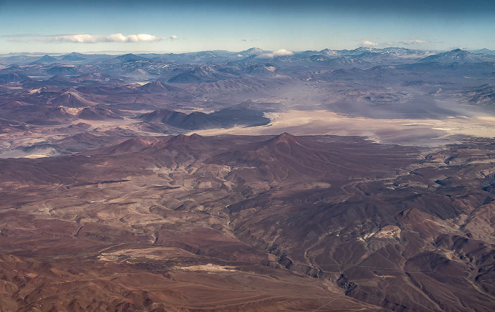 Anden mit dem Salar de Pedernales Región de Atacama