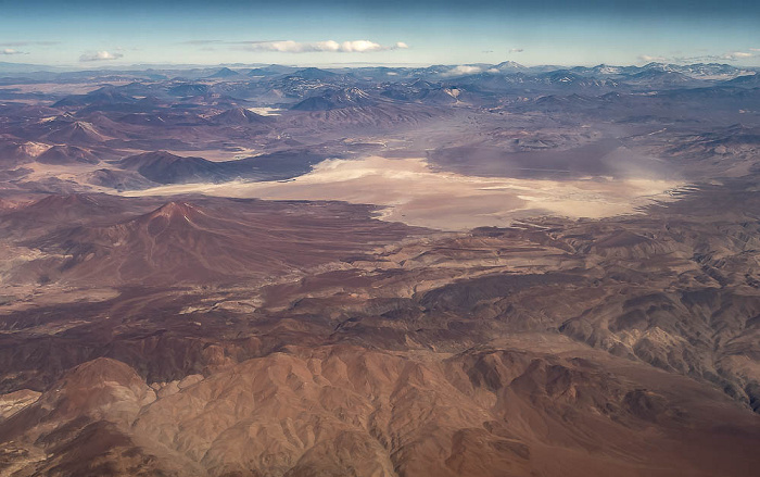 Anden mit dem Salar de Pedernales Región de Atacama