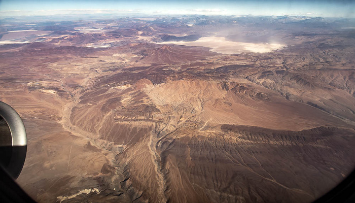 Anden mit dem Salar de Pedernales Región de Atacama