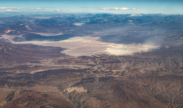 Anden mit dem Salar de Pedernales Región de Atacama