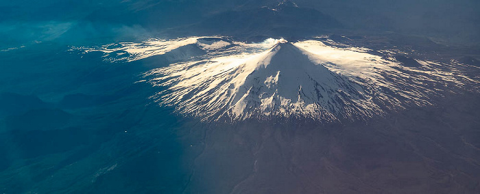 Región de la Araucanía Volcán Villarrica 2022-11-22 Flug SKU421 Santiago de Chile (SCL/SCEL) - El Tepual Int'l (PMC/SCTE) Luftbild aerial photo