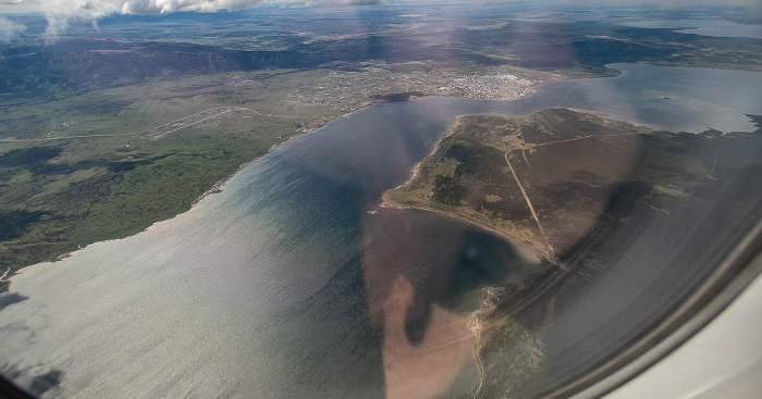 Canal Señoret, Puerto Natales (oben) Provincia de Última Esperanza