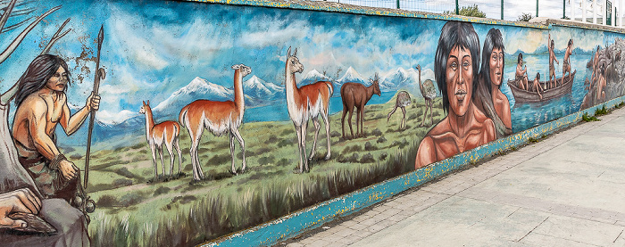 Puerto Natales Estadio Municipal Víctor Bórquez Miranda: Street Art