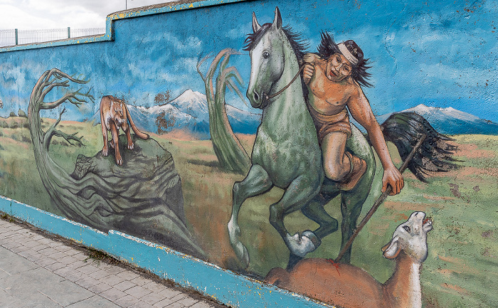 Estadio Municipal Víctor Bórquez Miranda: Street Art Puerto Natales