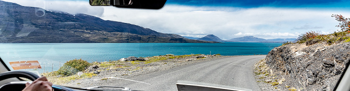 Ruta Y-290, Reserva de Biósfera Torres del Paine mit dem Lago del Toro Provincia de Última Esperanza