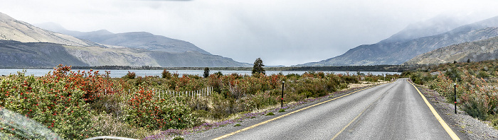 Provincia de Última Esperanza Ruta Y-290, Reserva de Biósfera Torres del Paine mit dem Lago Porteño